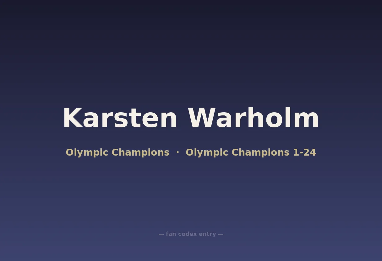 Karsten Warholm
