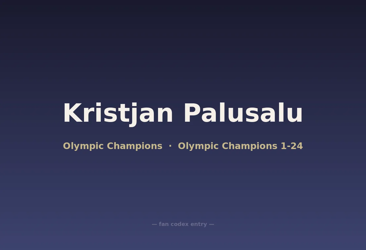 Kristjan Palusalu