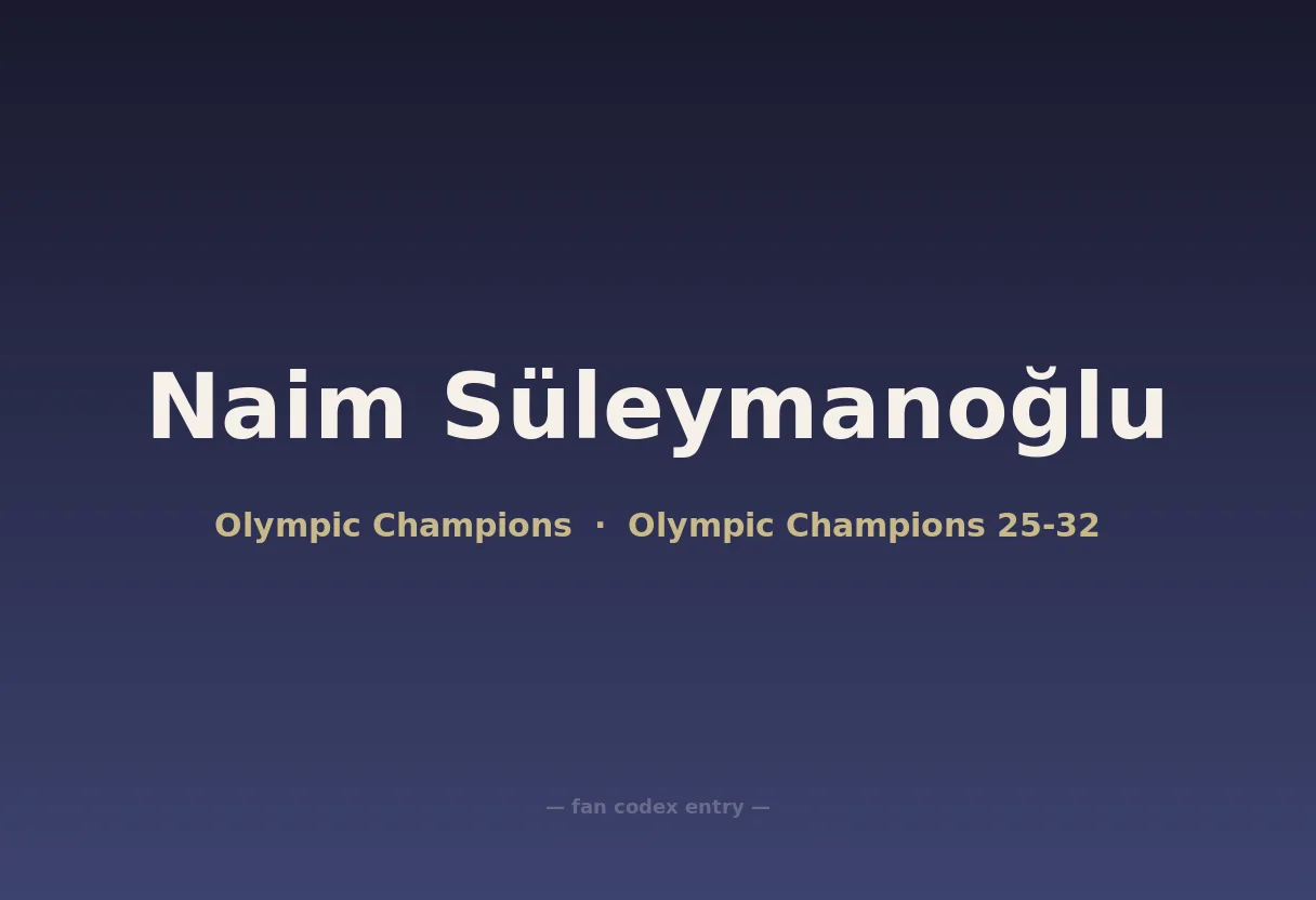 Naim Süleymanoğlu